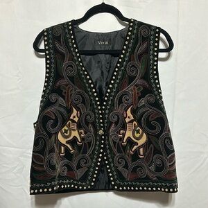 VERDI Women’s Vintage Bohemian Elephant Vest
